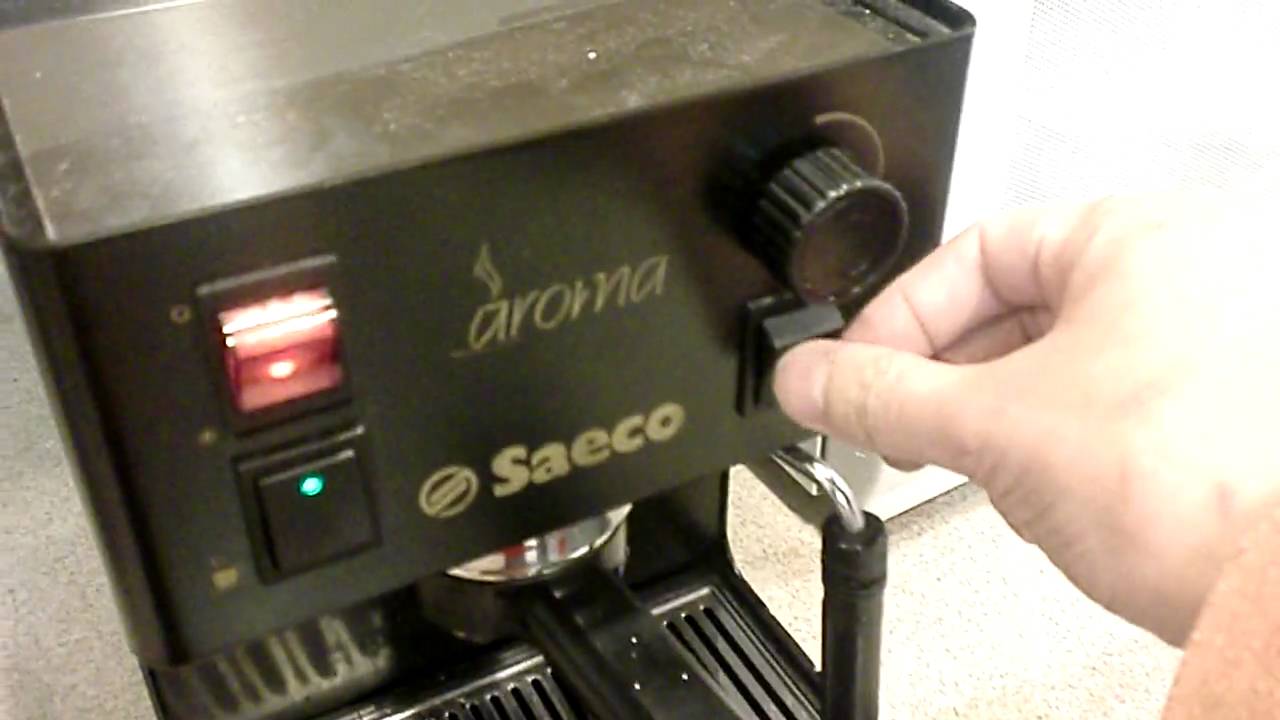Using Saeco Espress Machine All YouTube
