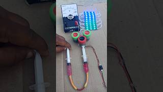 DIY DLY Project โก Syringe Pump Drives 2 Generators โ 6V Electricity โ 30 Green LEDs ๐ | DC Voltmeter DIY DLY Project โก Syringe Pump Drives 2 Generators โ 6V Electricity โ 30 Green LEDs ๐ | DC Voltmeter