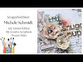 Mixed Media background with alcohol inks - My Creative Scrapbook July LE Kit