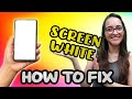 Cell Phone with WHITE SCREEN - How to fix the DISPLAY