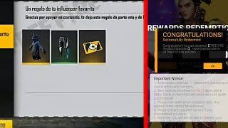 Rapido 1 Nuevo Codigo Global De Free Fire Solo Por Hoy Free Fire Ligue