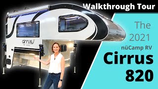 The 2021 Cirrus 820 Truck Camper by nuCamp RV  Walkthrough Tour