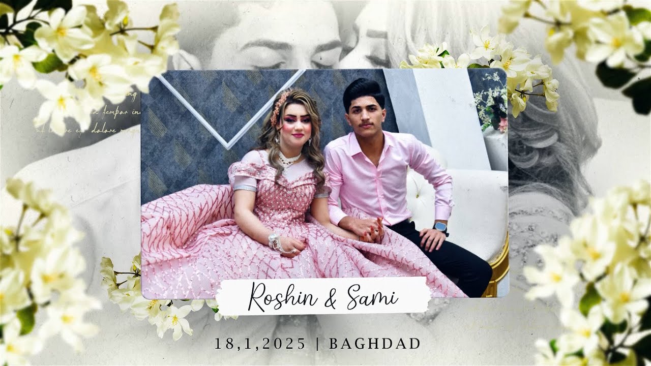 حنة ( سامي و روشين ) في بغداد  تاريخ 18/1/2025