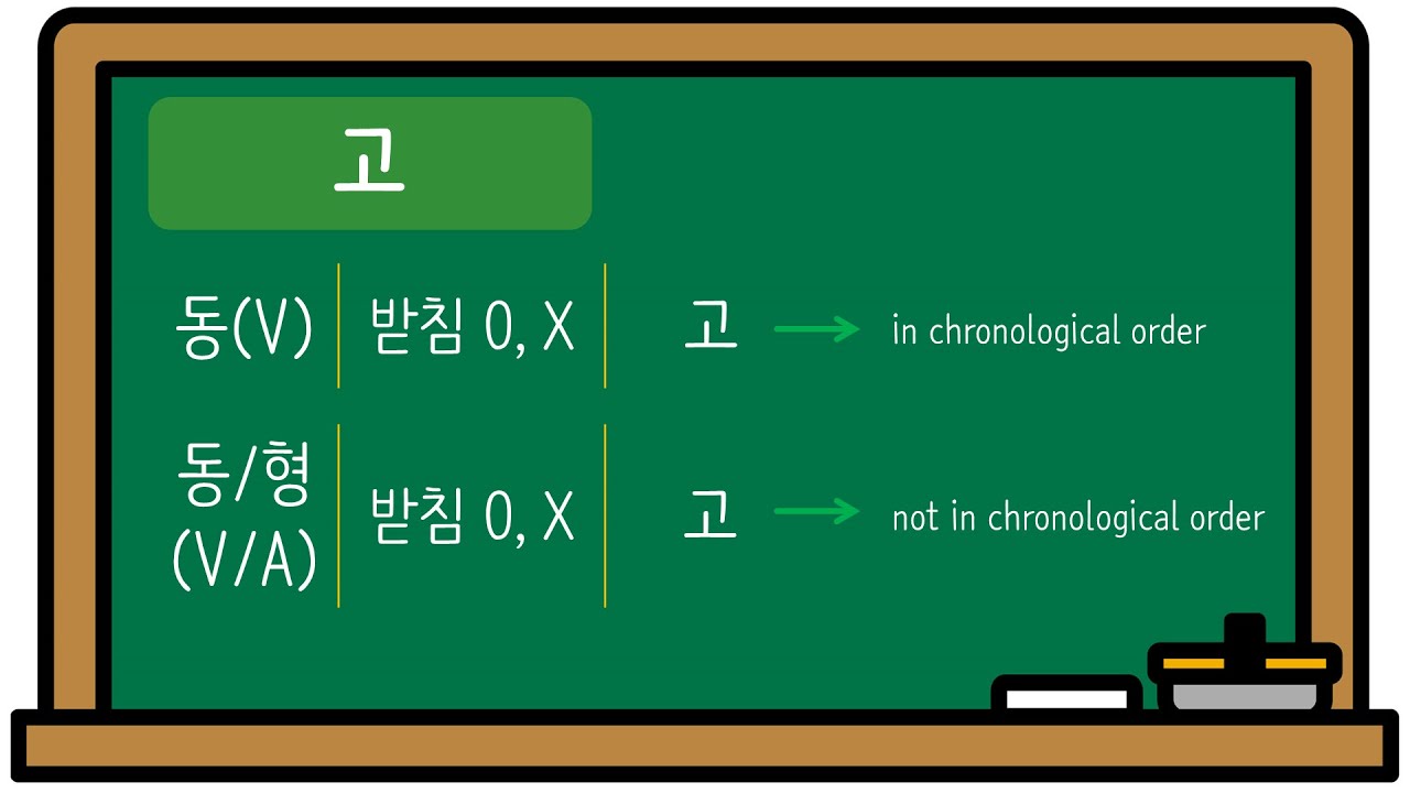 한국어 초급 [문법] 19. -고