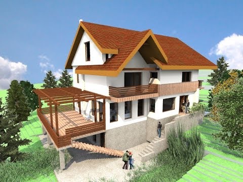 Proiecte Vile cu Subsol Arhitect Proiectant Iasi Casa IS 05 - YouTube
