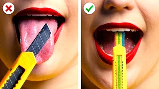 WEIRD WAYS TO SNEAK FOOD | COMO COMER ESCONDIDO DURANTE A AULA | Truques e Dicas para Escola