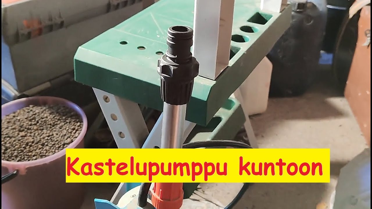 Kastelupumpun DIY-korjaus