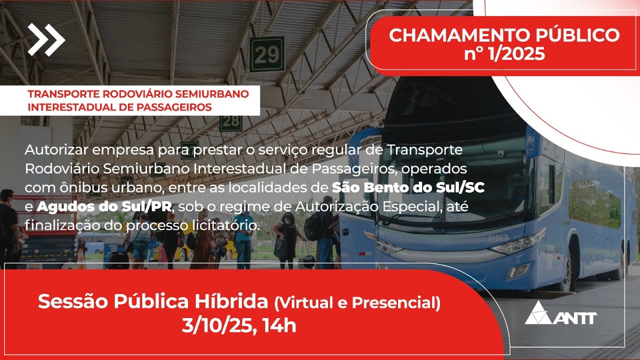 Chamamento Público nº 01/2025 - 03/10/2025