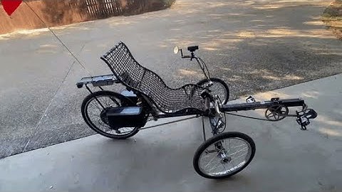 Recumbent Reverse Trike Build part 3