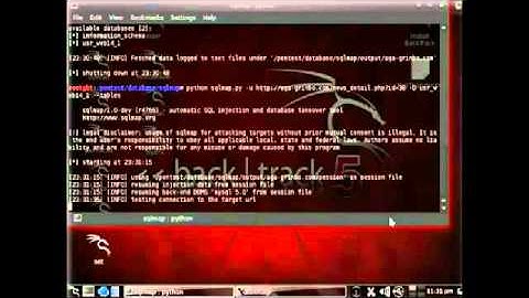 BackTrack 5 r2 Hacking With Sqlmap [Sql Injection]