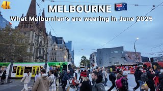 Melbourne Australia - What clothes to wear in June 2025 4K Video
