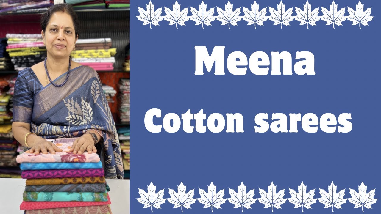 Beautiful Meena cotton sarees @799/- free shipping @Vastrasarees99 