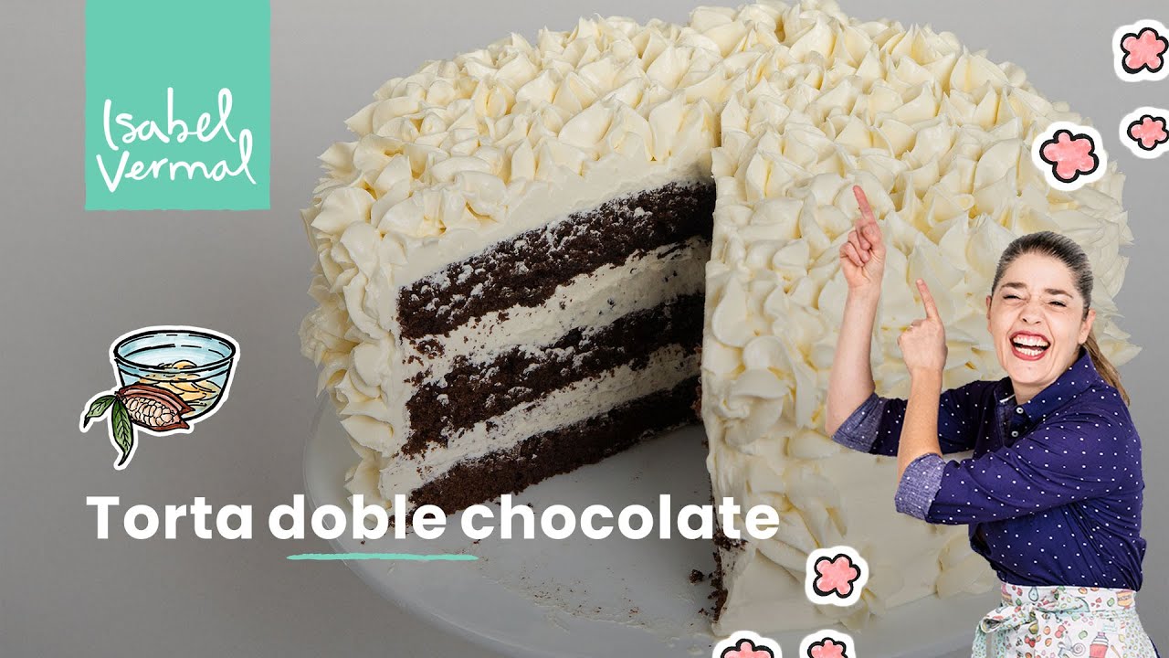Torta de doble chocolate