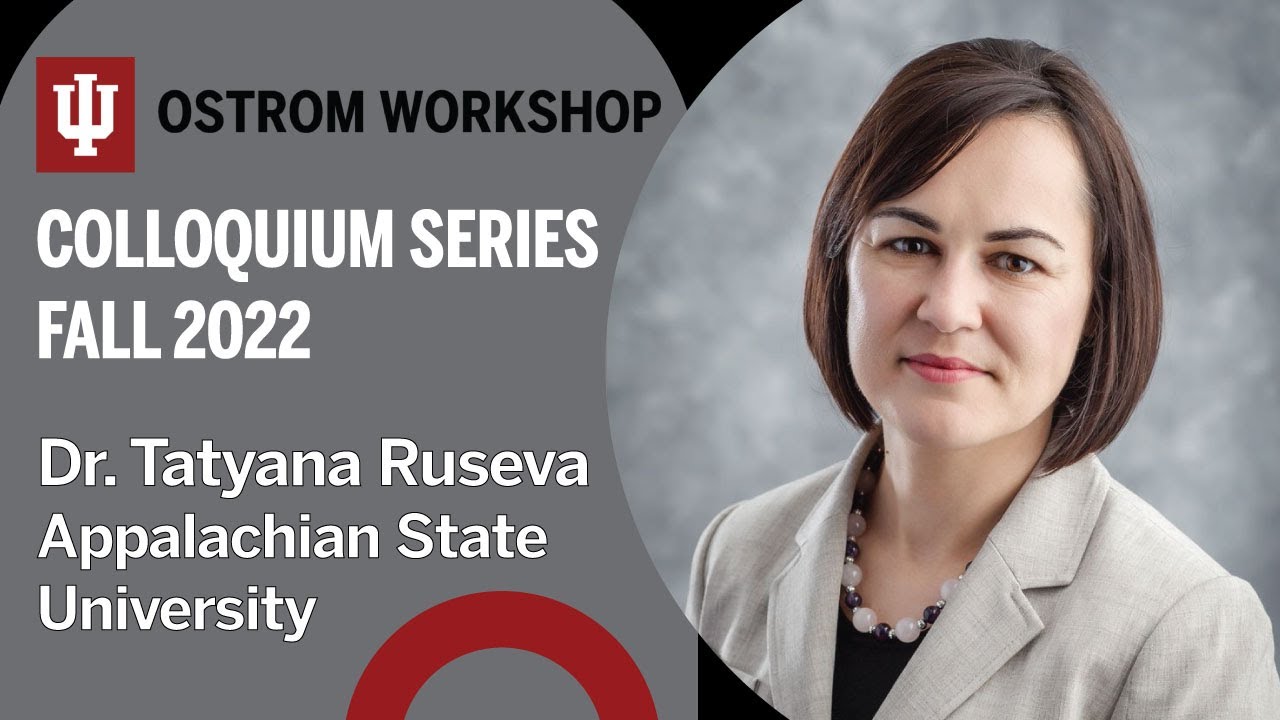 Tatyana Ruseva: Polycentric Governance & California's Offset Program