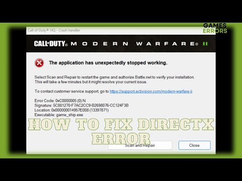 How to fix Directx Error on Warzone 2 | Modern Warfare 2