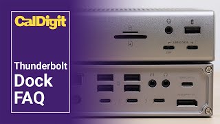 CalDigit Thunderbolt Docks | FAQ | Monitors, Power Delivery, Linux