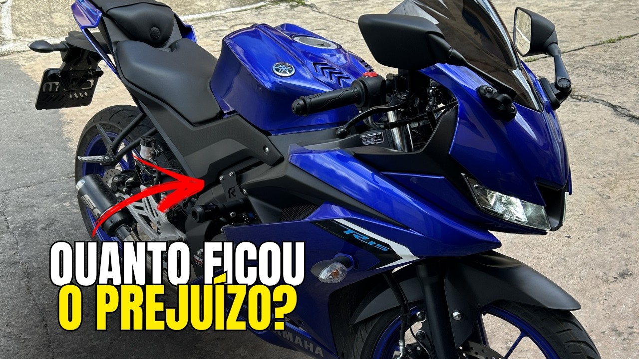 Me Acidentei com a Yamaha YZF R15 (DENOVO) | Quanto ficou o Prejuízo?