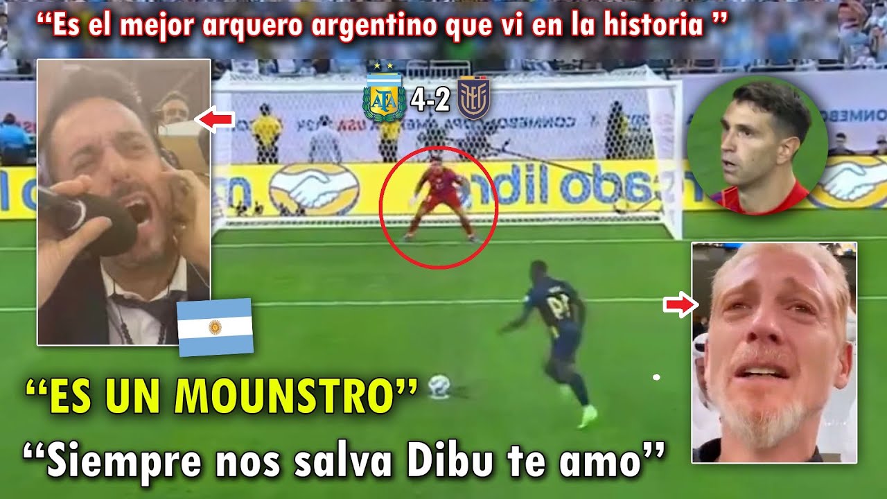 SE QUIEBRAN! PERIODISTAS ARGENTINOS REACCIONAN A DIBU MARTINEZ en PENALES |ARGENTINA VS ECUADOR HOY