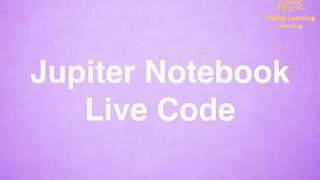 5 jupyter Notebook Live Code | Online Training Download app from below link