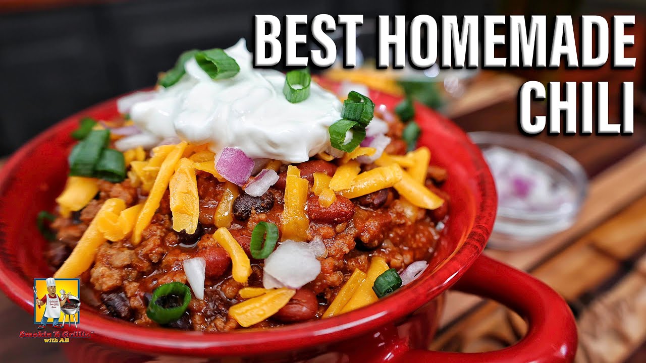 How to Make the Best Homemade Chili YouTube