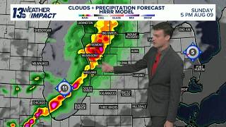 Information 13 ON YOUR SIDE Forecast: Severe storms possible Sunday Update