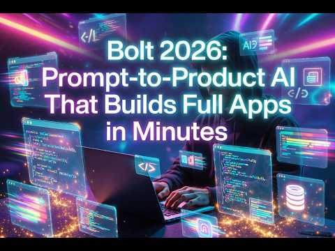 Bolt: Prompt-to-Product AI That Builds Full Apps in Minutes.