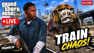 Franklin’s CRAZY Train Adventure in GTA 5!