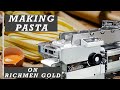 Making pasta on a Ramen machine: RICHMEN GOLD - commercial noodle machine for ramen AND pasta!