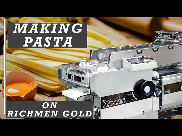 Making pasta on a Ramen machine: RICHMEN GOLD - commercial noodle