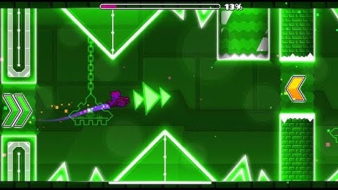 Geometry Dash- OuterSpace by Nicki1202 (hard level)