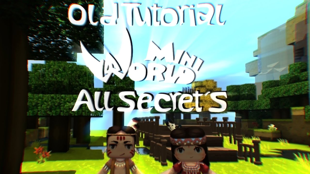 All secret's Old Tutorial | Mini World Block Art | part 2 - YouTube
