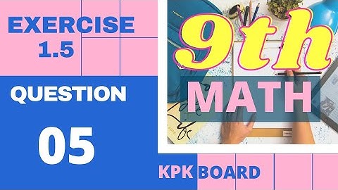 Question 5 Exercise 1.5 | Find Multiplicative Inverse | Class 9th math Chapter 1 Matrices |pohandzay