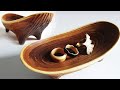 On wood  wood carving  making a catchall tray with hand tools  storage tray  sundries tray