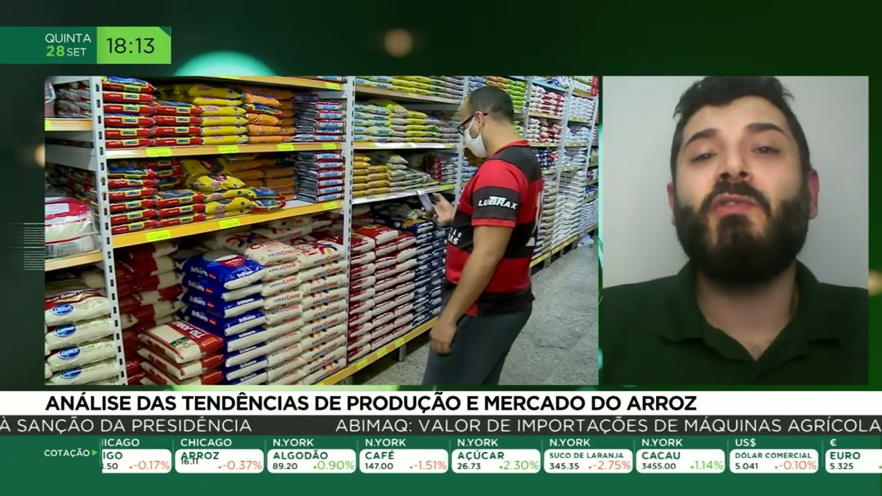 Análise das tendências de produção e mercado do arroz