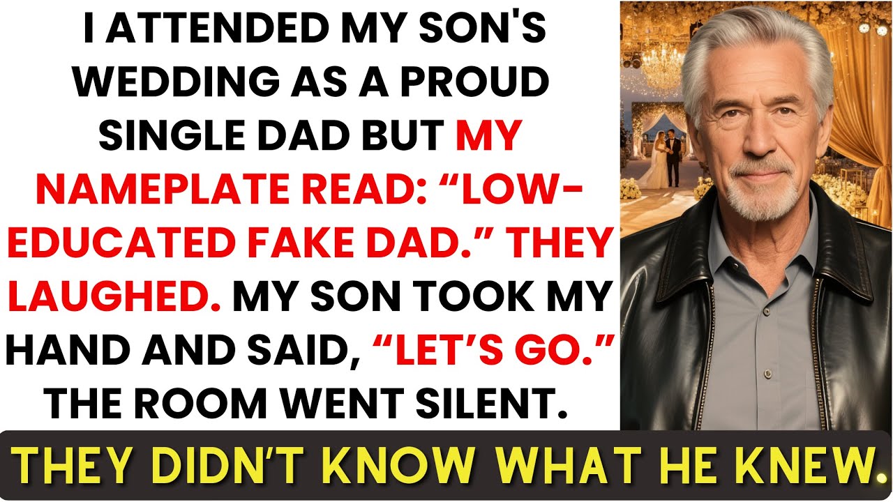 I Attended My Son's Wedding As A Proud Single Dad — But My Nameplate Read 'Low-Educated Fake Dad…'