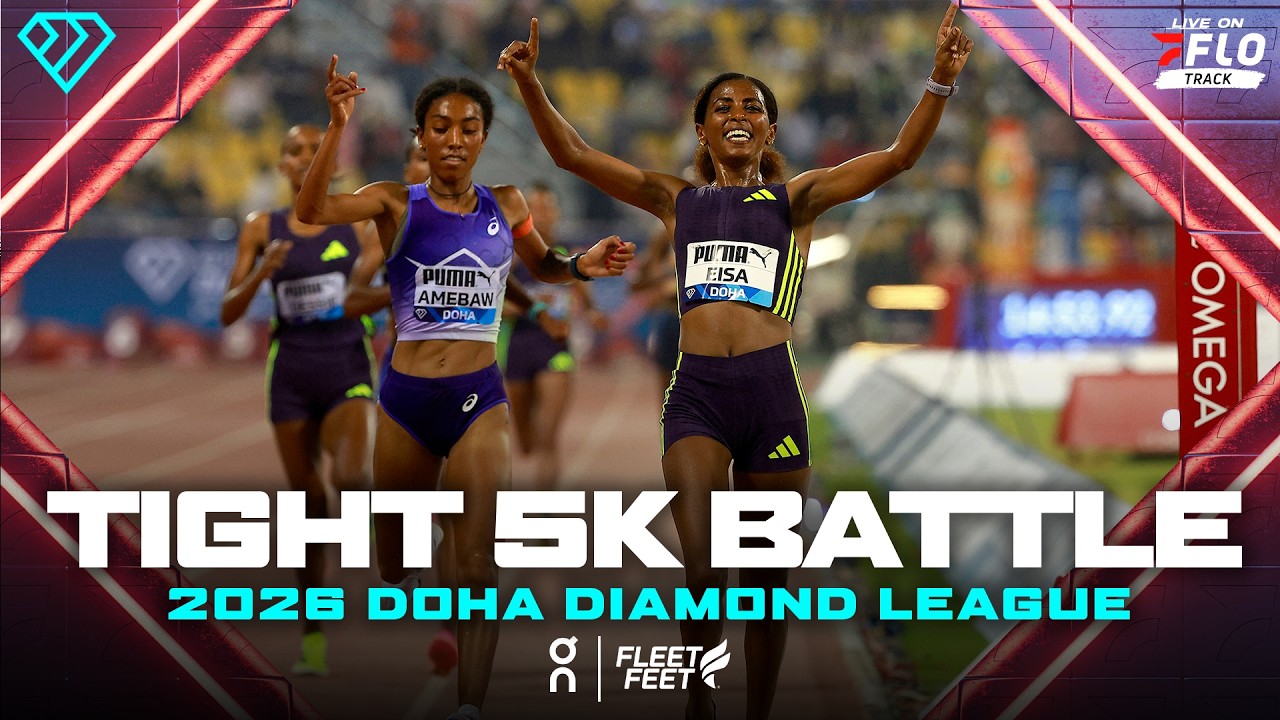 Athlete's Lounge Crew Reacts and Gets Rowdy During WILD 2026 Doha Women's 5K Race
