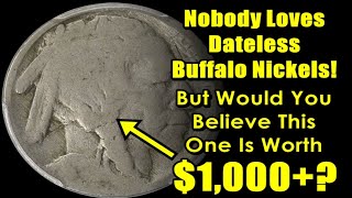 Famous BEFORE YOU THROW THESE "DATELESS" BUFFALO NICKELS ASIDE...Look For The $1000+ Variety!! Wealth