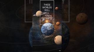 Scariest survival on different worlds.. #space #shortsfeed #shorts