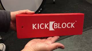 バスドラムの滑り止めアイテムの新兵器[キックブロック(KICKBLOCK)]が入荷しました！