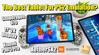 The Best Android Tablet For PS2 Emulation! Xiaomi Pad 5 Pro+AetherSX2=Awesome！