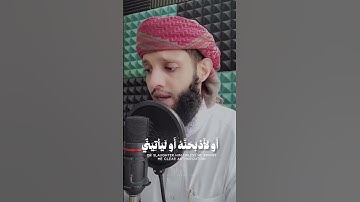 وتفقد الطير وقال مالي لاأرى الهدد ام كان من الغائبين : من سورة النمل / القارئ ياسر الزيلعي..