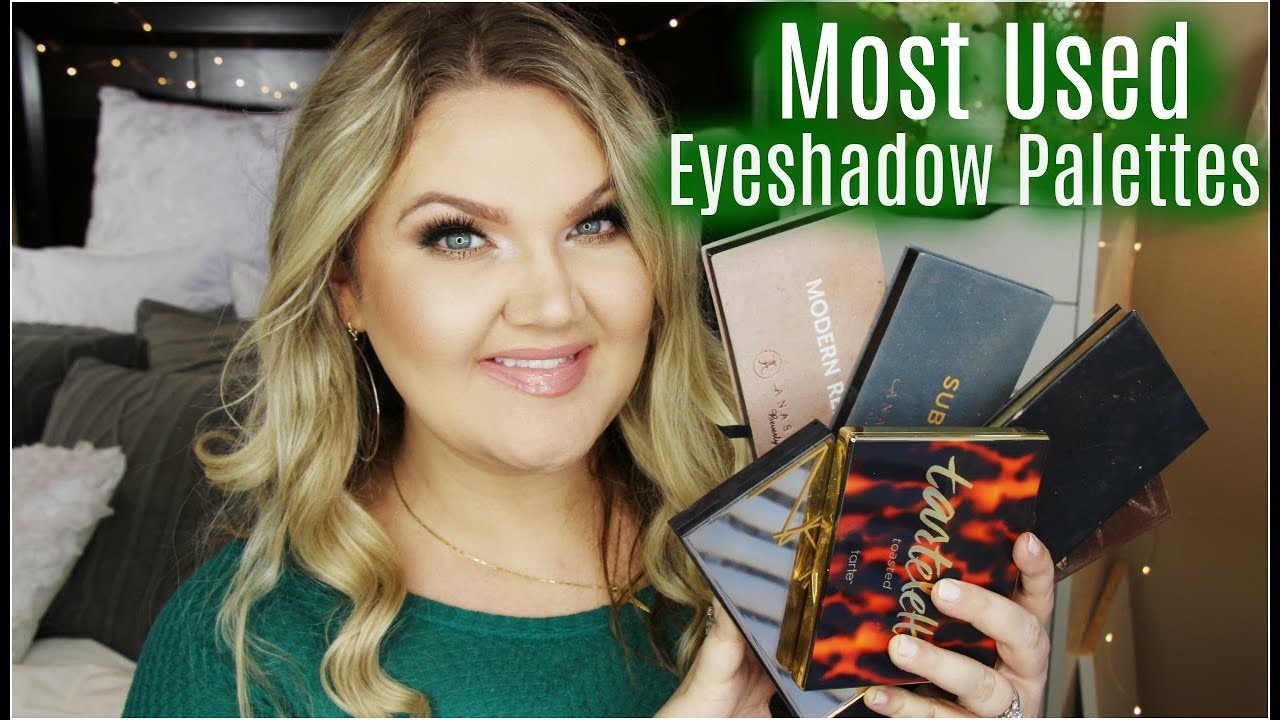 MOST USED 2017 | EYESHADOW PALETTES