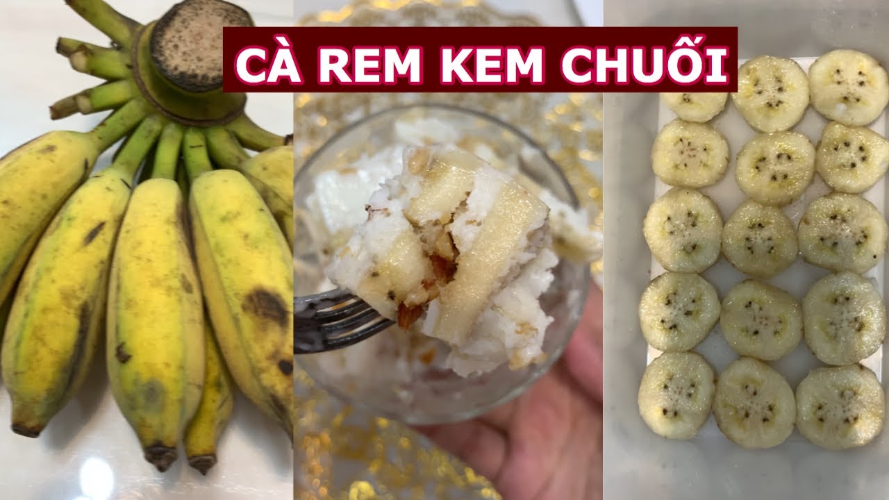 TỔNG HỢP TIKTOK Cách làm Cà Rem Kem Chuối NGON ĐẮM ĐUỐI - YouTube
