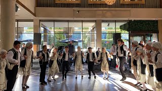 Greek dancers perform at the Hellenic Club of Canberra