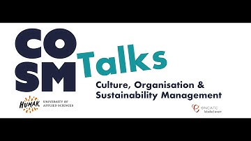 COSM Talks — Discussions About Culture and Sustainability