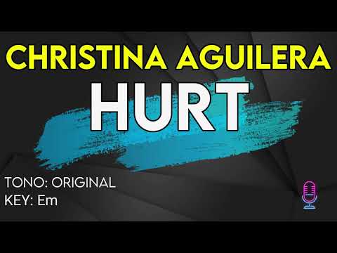 Christina Aguilera - Hurt - Karaoke Instrumental