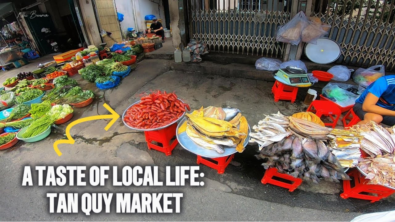 STREET FOOD HEAVEN : TAN QUY MARKET, HO CHI MINH VIET NAM