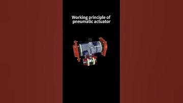 Working principle of pneumatic actuator