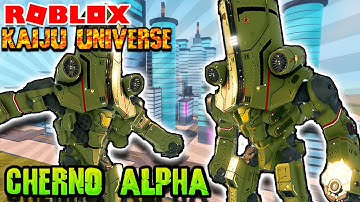 CHERNO ALPHA SHOWCASE! Pacific Rim in Roblox Kaiju Universe!