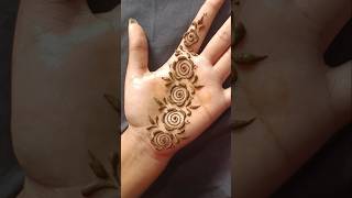 🥀 Simple mehandi design for beginners #shorts #henna #mehndi #hennadesigns #viralshort